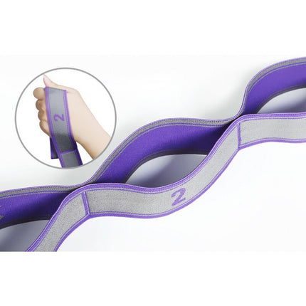 Yoga Resistance Bands Pilates Pull Strap Belt Polyester Latex Elastic