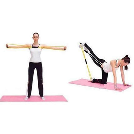 Yoga Supplies Figure 8 Pull Rope Yoga Resistance Band Gym Fitness