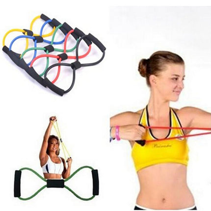 Yoga Supplies Figure 8 Pull Rope Yoga Resistance Band Gym Fitness