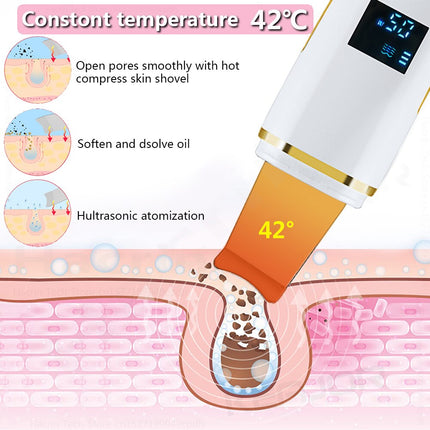 Z9 Facial Skin Scrubber Ultrasonic Shovel Cleaner Dead Skin Peeling