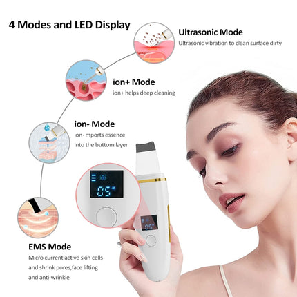 Z9 Facial Skin Scrubber Ultrasonic Shovel Cleaner Dead Skin Peeling