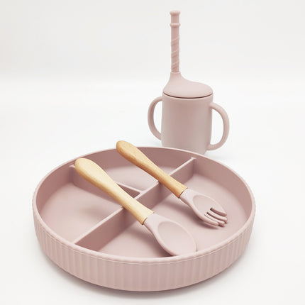 Silicone Food Supplement Plate With Large Capacity