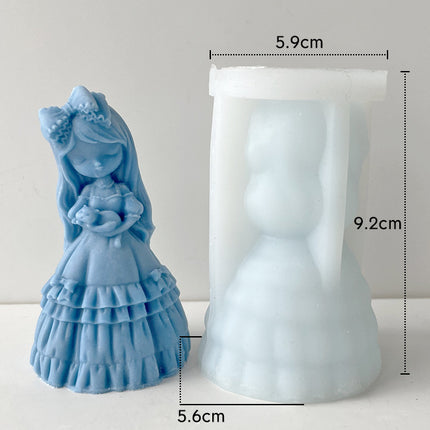 Home Aromatherapy Plaster Doll Ornament Mold