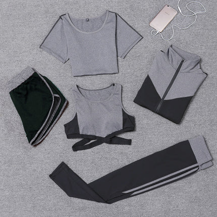 Women's Four-piece Running Fitness Exercise Set
