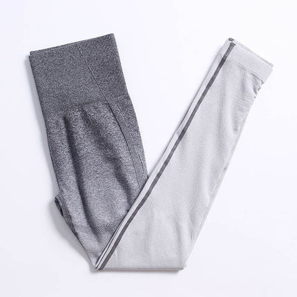 Elastic Fitness Gradient Sports Yoga Clothing Suit Women