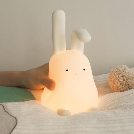 Timed Warm Light Silicone Rabbit Night Lamp Cute Led Lights