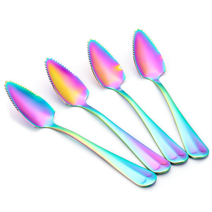 Stainless Steel Grapefruit Spoon Child Food Supplement