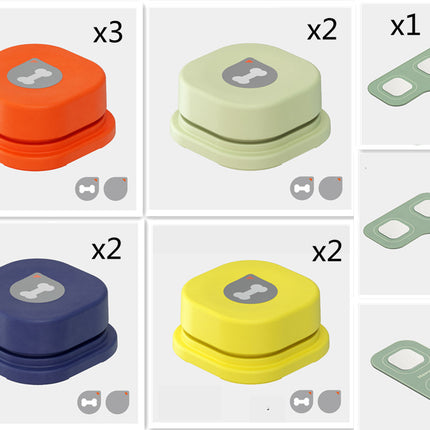 4 Colors Pet Communication Button One-click Prevent Physical Inactivity Recordable Dog Talking Button Toy Cat Toy Pet Products