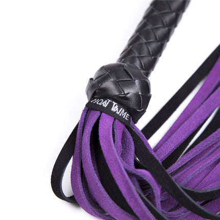 Couple Toys Health Care Products Wholesale Whip Leather Thick Purple Handle Loosening Whip Agent