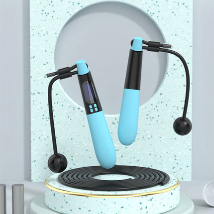 Cordless  Exercise Fitness Electronic Counting Wire Skipping Rope