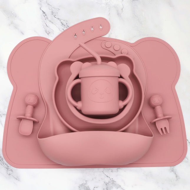 Baby Food Supplement Silicone Cutlery Set