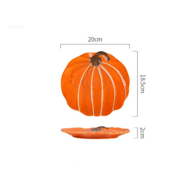 Creative Ceramic Pumpkin Bowl Home Baby Food Supplement