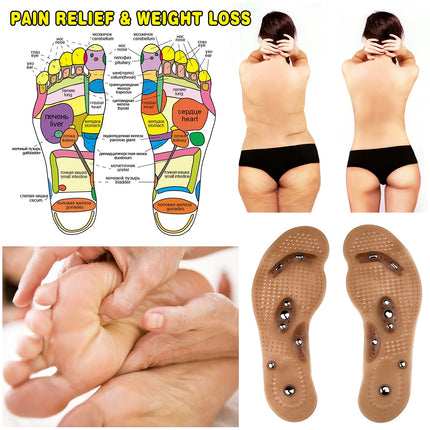Insole Eight-grain Magnetic Feet Acupressure