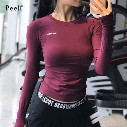Peeli Long Sleeve Yoga Sport Top