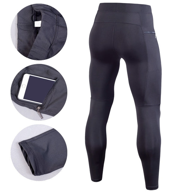 Men Compression Tights Fitness Pants