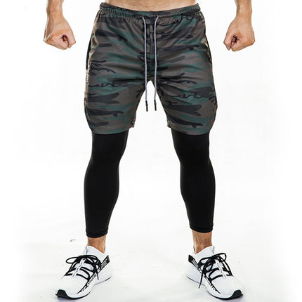 Running Sweatpants Shorts and Leggings 2 in 1