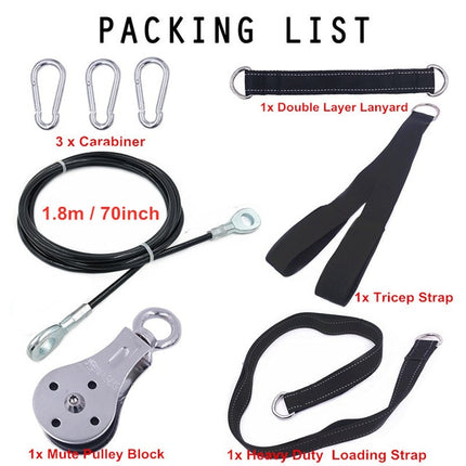 Fitness DIY Pulley Cable Machine