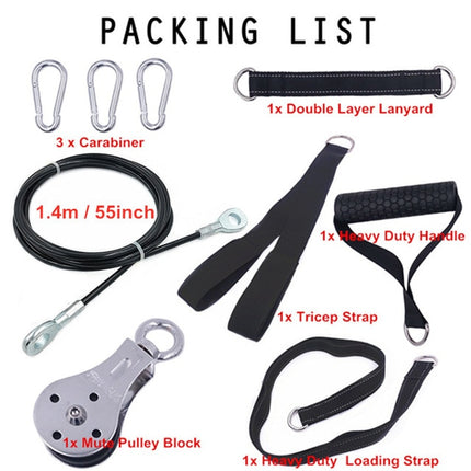 Fitness DIY Pulley Cable Machine