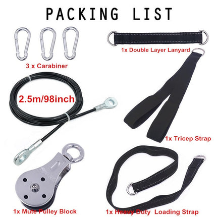 Fitness DIY Pulley Cable Machine