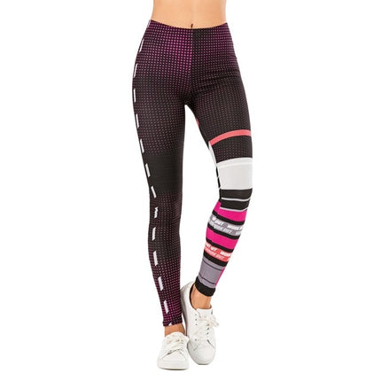 Brand Sexy Women Legging leaf Printing
