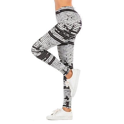 Brand Sexy Women Legging leaf Printing