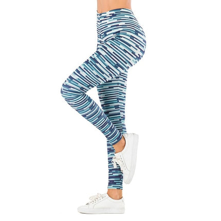 Brand Sexy Women Legging leaf Printing