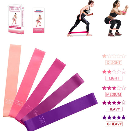 5pcs Training Fitness Resistance Bands