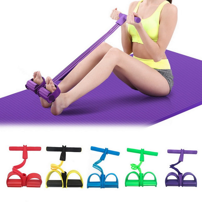 Latex Pedal Exerciser Pull-up Rope