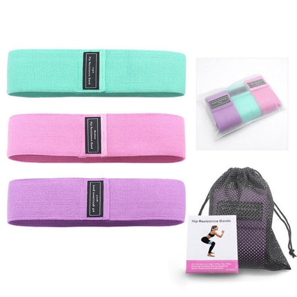 3-Piece Set Fitness Rubber Band
