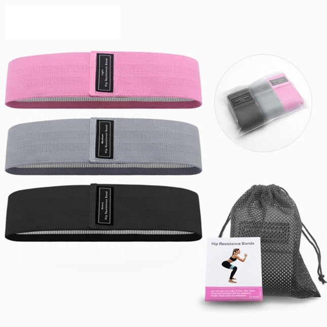 3-Piece Set Fitness Rubber Band