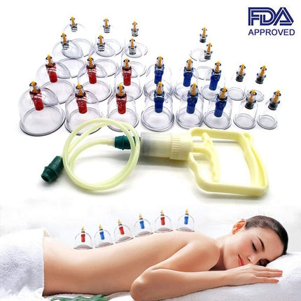 12/24 Pieces Vacuum Cupping Body Massager Suction Cups